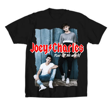 Joey And Charles Black Shirt